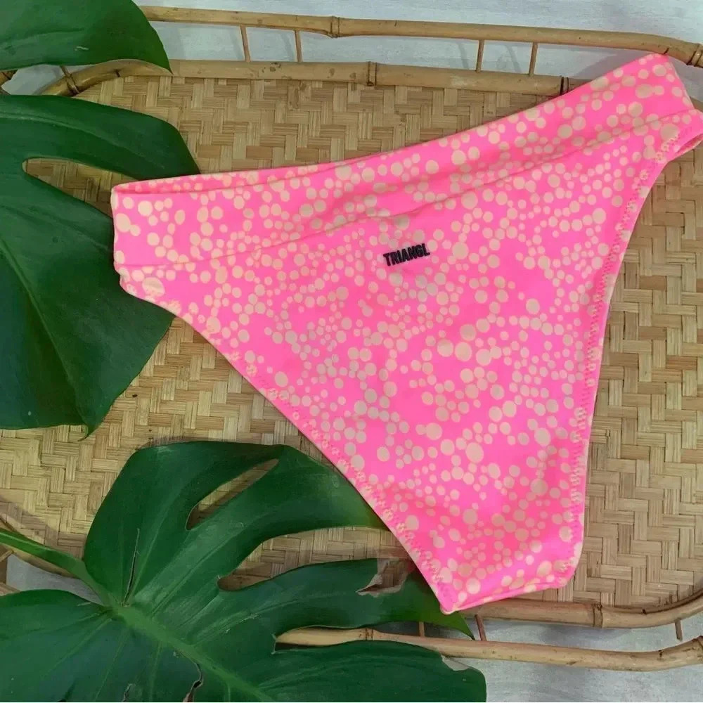TRIANGL Maci Dot High Rise Bikini Bottoms